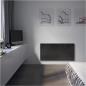 Preview: Infrarotheizung Glas IGH 6012 800 Watt schwarz & rot