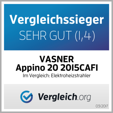 Infrarotstrahler Appino 20 Schwarz