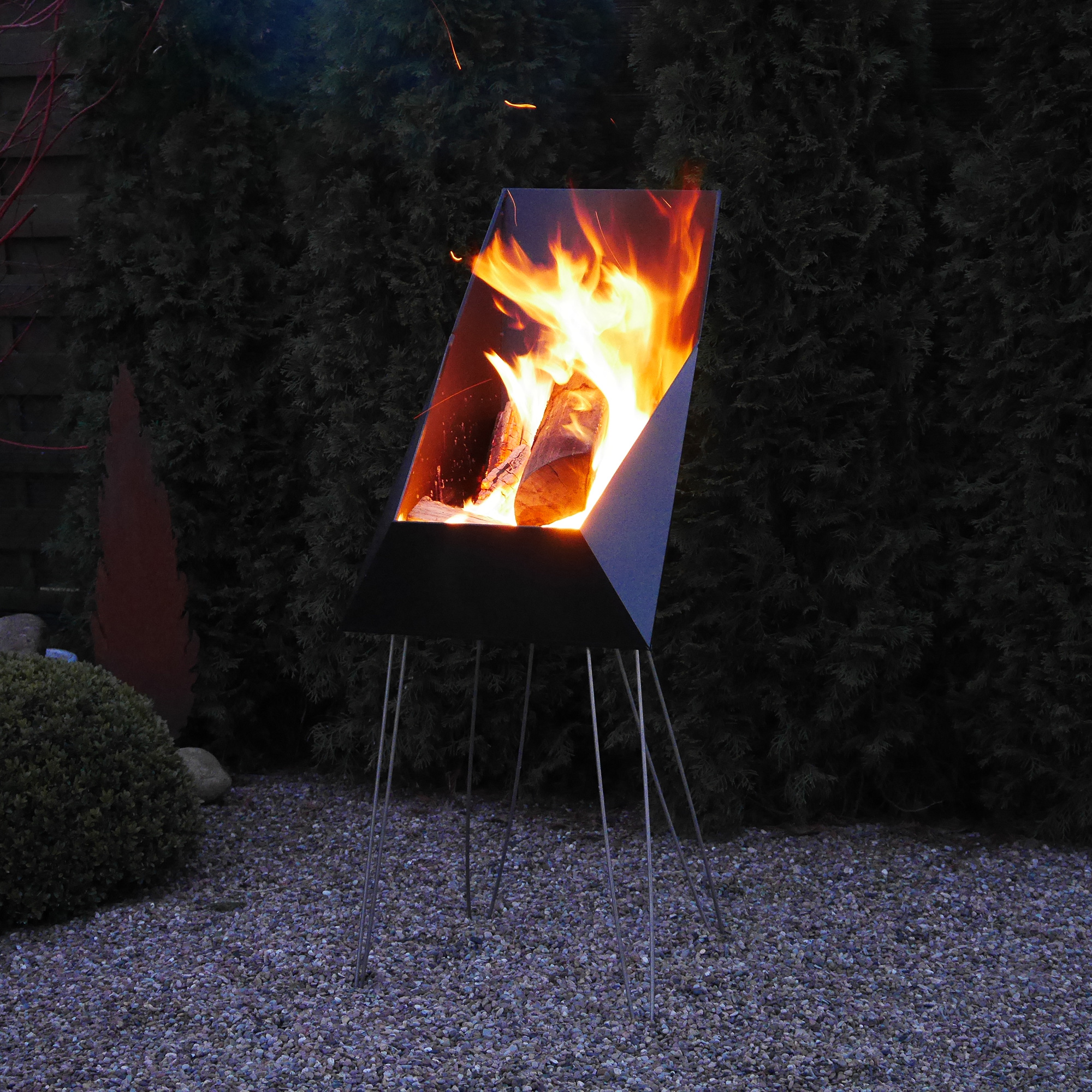 Garten Feuerkorb groß Merive M4
