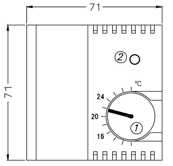 Thermostat Stuhl SR 20