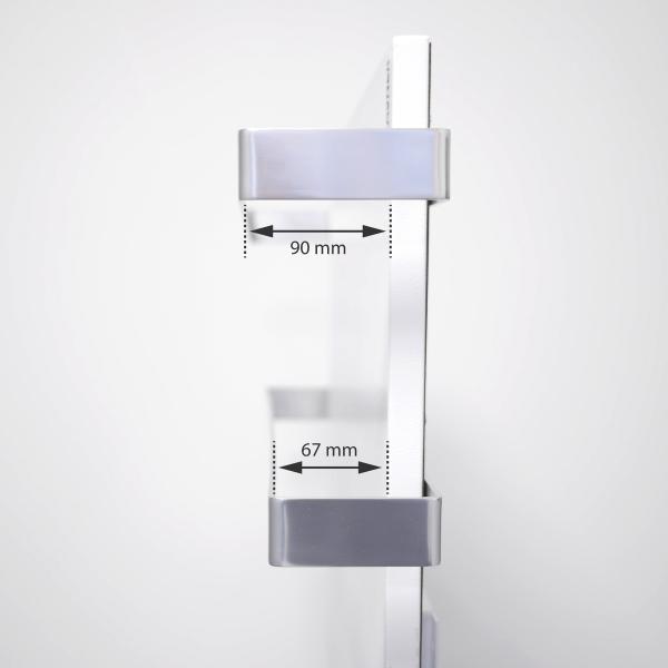 Handtuchhalter Aluminium für VASNER Citara Infrarotheizung Set