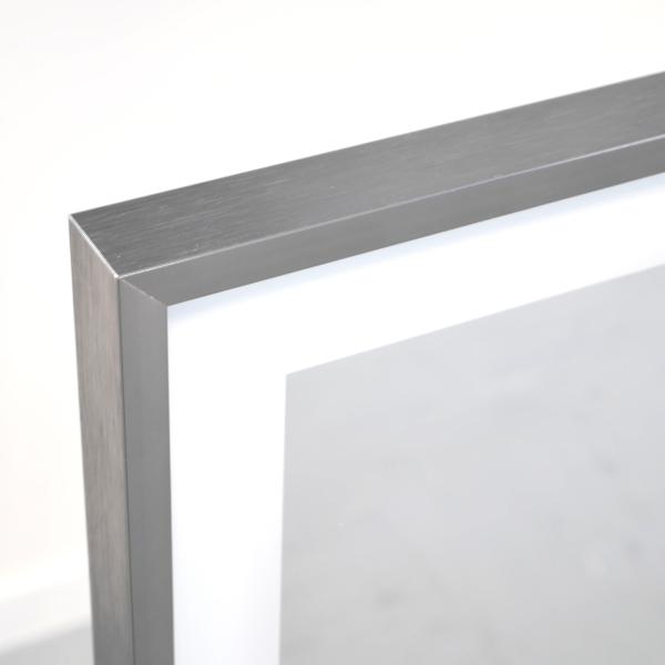 Infrarotheizung Zipris S LED Spiegel mit Rahmen 400 Watt